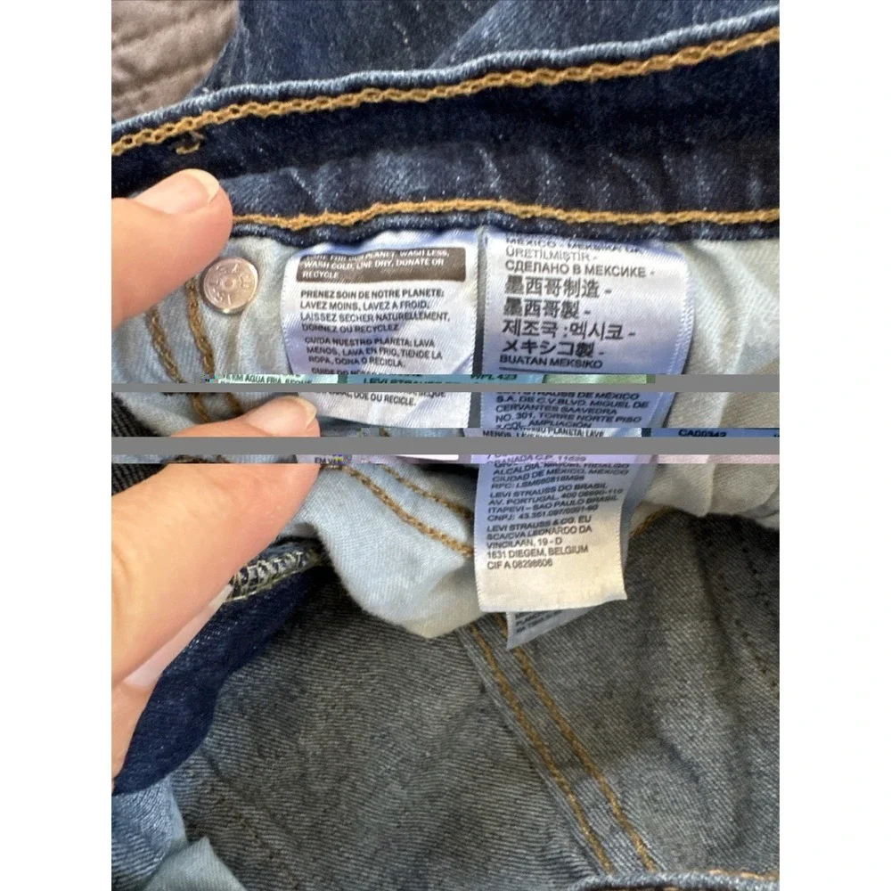 Levi's 559 Men's Relaxed Straight Fit Jeans Dark Wash Denim Size 30x30